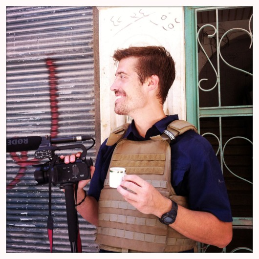 James Foley, held hostage in Syria since November 2012 by an as yet unknown gunmen who captured him near the Turkish border