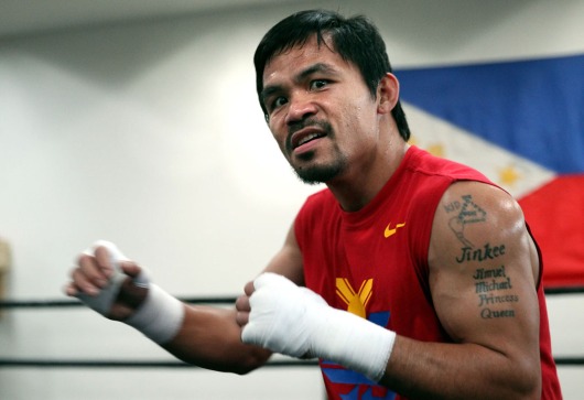 Philippine Boxer Manny Pacquiao 